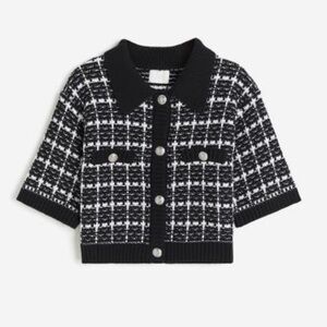 H&M short sleeve sweater